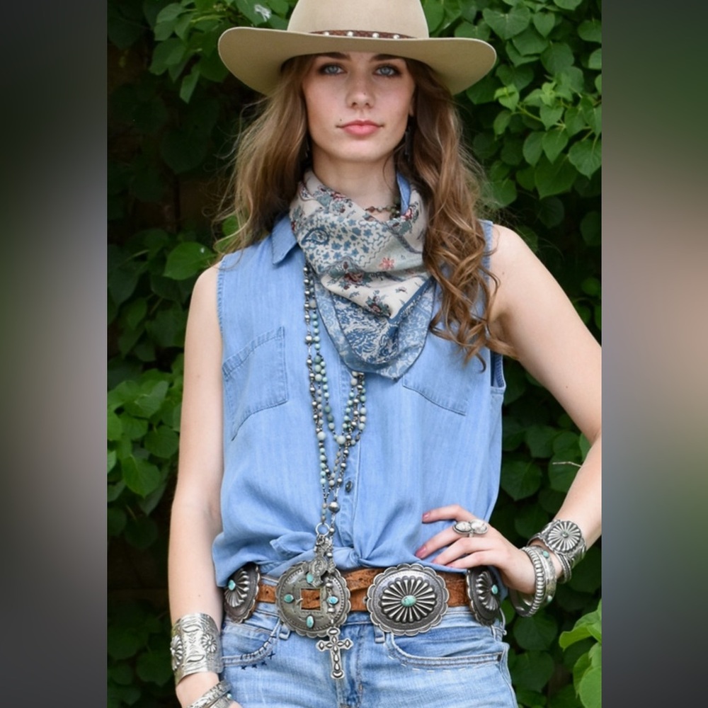 NWT-Tasha Polizzi Fiona in Washed Blue